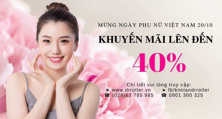 Dr. Roller Vietnam khuyến mãi ngày Phụ Nữ Việt Nam 20-10-2018