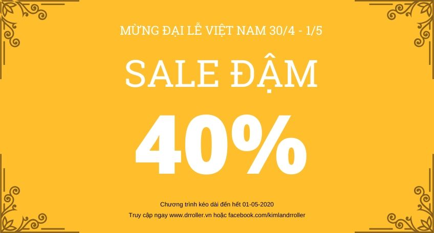 Mừng Đại Lễ 30/04 - 01/05 Sale Đậm Đà Giảm Giá Đến 40%