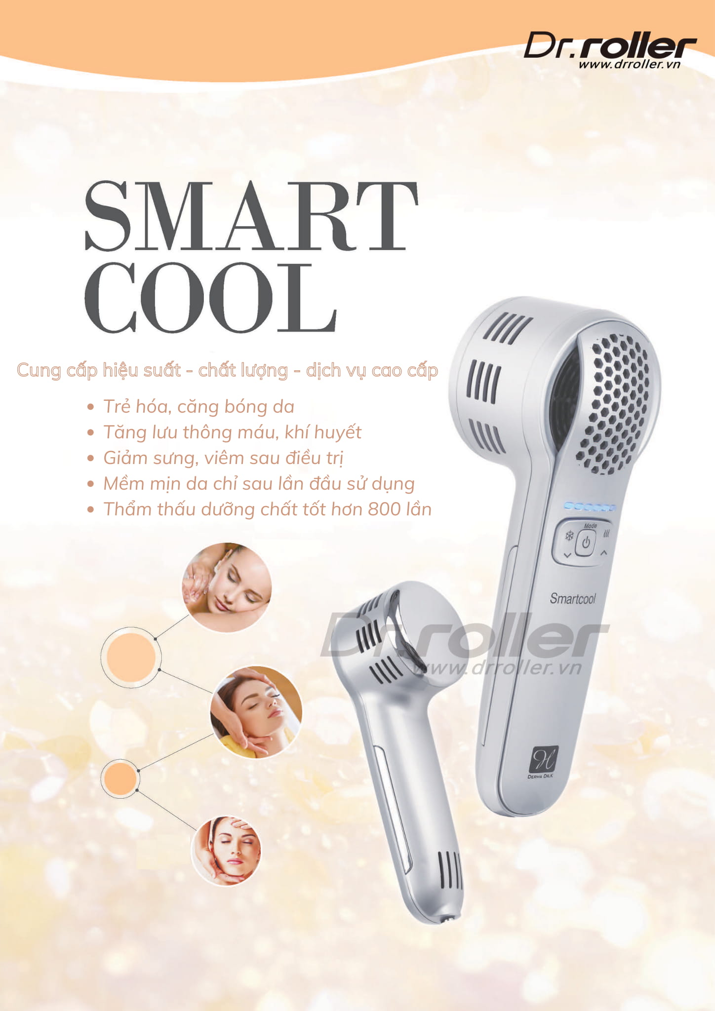 Máy Điện Di Nóng Lạnh Smart Cool Hàn Quốc