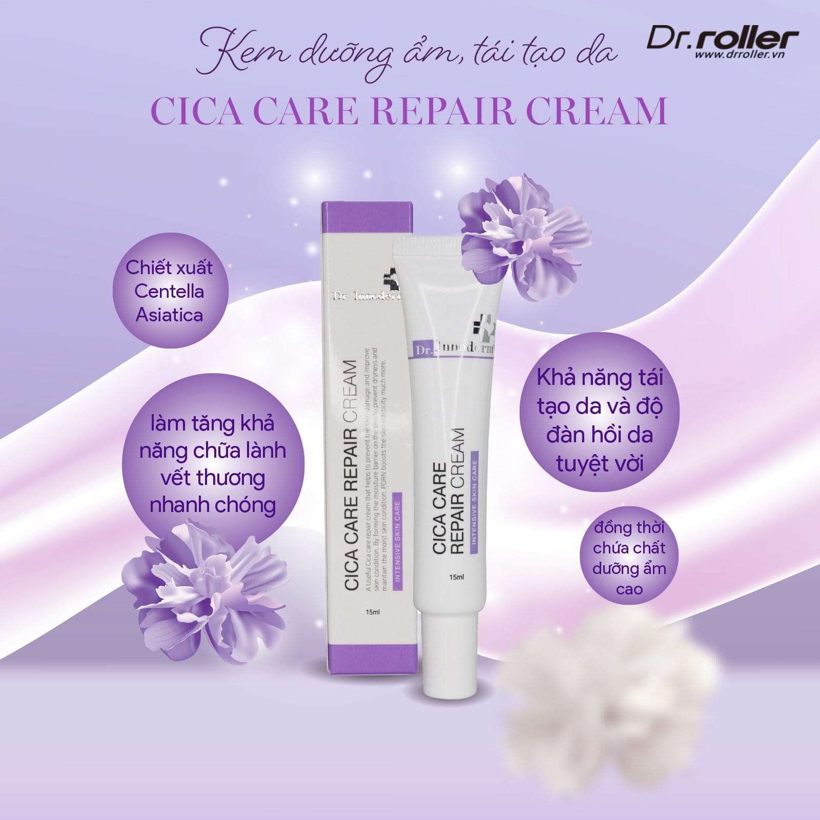 Kem dưỡng phục hồi tái tạo da CICA CARE REPAIR CREAM