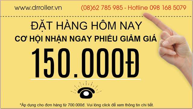 Thông tin khuyến mãi giảm giá kim lăn Dr. Roller