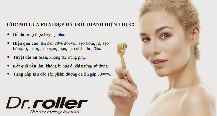 Kim lăn Dr. Roller hàng đầu thế giới đã có mặt tại Việt Nam