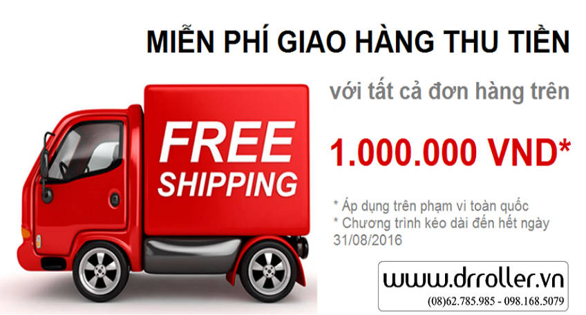 Miễn phí giao hàng thu tiền trên toàn quốc