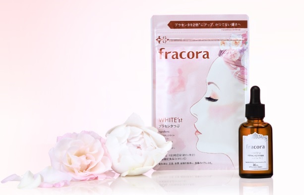 Bộ dưỡng trắng trị nám nhau thai Fracora Nhật Bản
