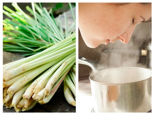Cách xông hơi trị sẹo mụn bằng xả